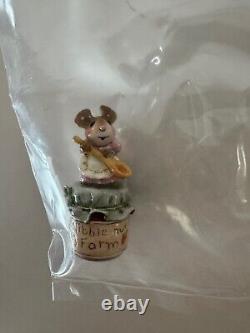 Wee Forest Folk TM-02 Li'l Jar Of Jam Pink Dress DP Retired NIB