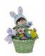 Wee Forest Folk TM-5 Wee Bunny's Basket (RETIRED)