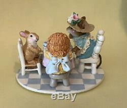 Wee Forest Folk Tea For Three Easter Limited Retired