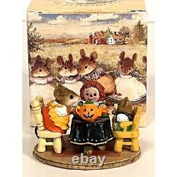 Wee Forest Folk Tea For Three Limited Halloween Edition M-177 Mouse Retired