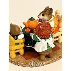 Wee Forest Folk Tea For Three Limited Halloween Edition M-177 Mouse Retired