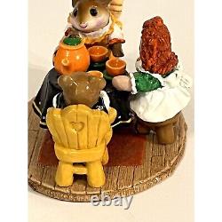 Wee Forest Folk Tea For Three Limited Halloween Edition M-177 Mouse Retired