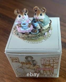 Wee Forest Folk Tea For Two M-74, Retired, Only Made 1982-1984, Comes With Box