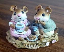 Wee Forest Folk Tea For Two M-74, Retired, Only Made 1982-1984, Comes With Box