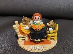 Wee Forest Folk Tea for Three Halloween M-177 Signed Mouse RETIRED, LE 2002