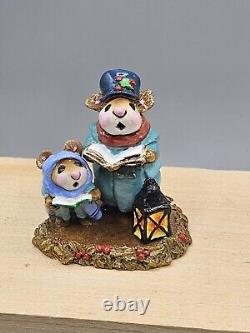 Wee Forest Folk The Carolers M 63 1981 Retired Very RARE