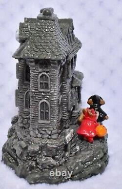 Wee Forest Folk The Haunted Mouse House M-165 Halloween Ghost Witch Retired