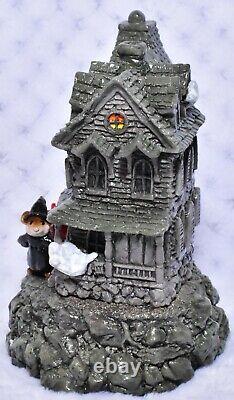 Wee Forest Folk The Haunted Mouse House M-165 Halloween Ghost Witch Retired