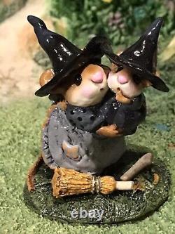 Wee Forest Folk The Plight of the Broken Broom Halloween M-069a Retired MINT