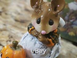Wee Forest Folk The Uninvited Guest Halloween Limited Edition m-330c Retired