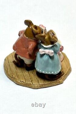 Wee Forest Folk The Wee Family M259 NEW Pink Girl Mouse Retired 2005