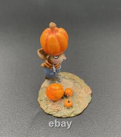 Wee Forest Folk Tippy Top Halloween Edition m-340 Retired Pumpkin
