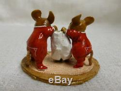 Wee Forest Folk Two For One Christmas Special Red M-329 Retired