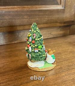 Wee Forest Folk Under The Chris-Mouse Tree M-123 Retired Mint Condition with box