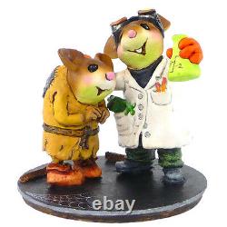 Wee Forest Folk WE'VE DONE IT IGOR! , WFF# M-508a, Retired 2015, Science Mouse