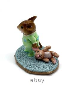 Wee Forest Folk WFF M-358 Bunny Lovie Retired in 2013