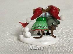 Wee Forest Folk WFF M-456a Christmas Couple Cardinal RETIRED W. Petersen WP 2018