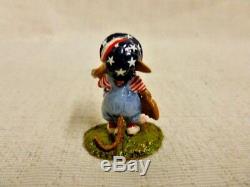 Wee Forest Folk Wee Leaguer Special Edition M-445a Mouse Baseball Retired