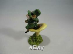 Wee Forest Folk Wee Leprechaun- Retired WFF Box Super Cute St. Patty's Mouse