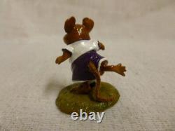 Wee Forest Folk What A Kicker Special Edition MS-23 Purple Soccer Mouse Retired