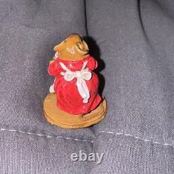 Wee Forest Folk William Petersen Retired Signed Christmas Sugar & Spice Red