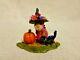 Wee Forest Folk Witchy Hat Scary Cat Halloween Edition Pink m-407a Retired