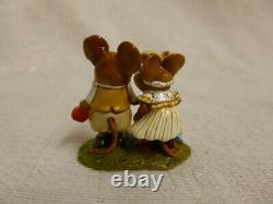 Wee Forest Folk Young Love Special Edition Yellow M-331 Retired Mouse Figurine