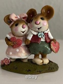 Wee Forest Folk Young Love Valentines M331 Retired 2021 Orig. Box Ex. Cond